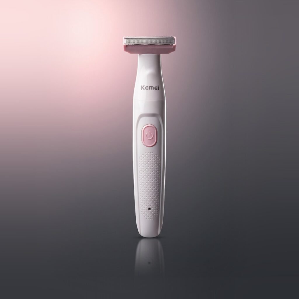 kemei body shaver pink