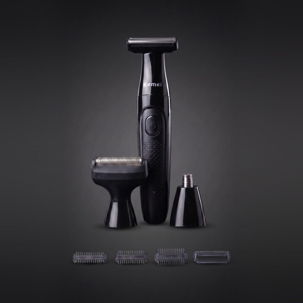kemei grooming set black